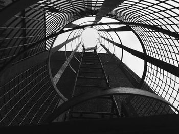 Low angle view of skylight