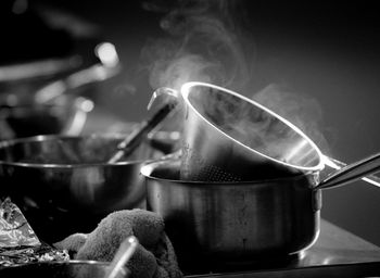 Close-up of kitchen utensils