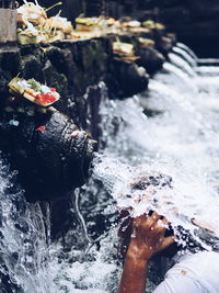 Close-up of splashing water