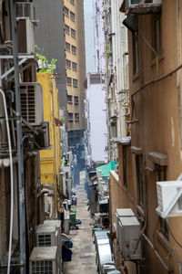 Street amidst buildings in town