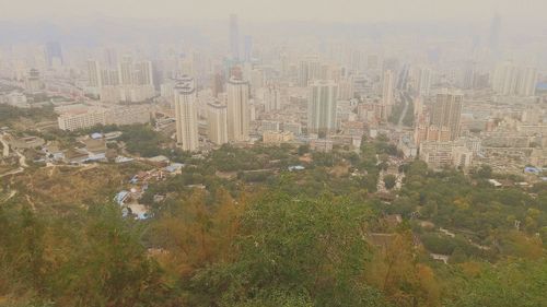 Aerial view of cityscape