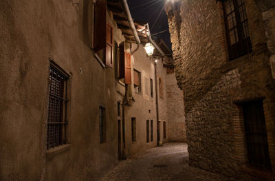 Alley amidst buildings