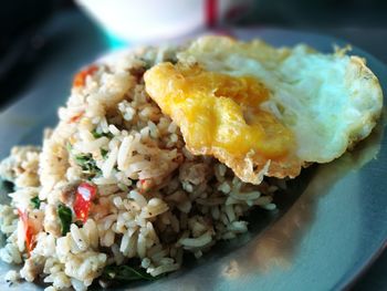 Close-up of food in plate