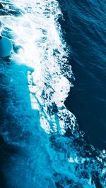 High angle view of sea