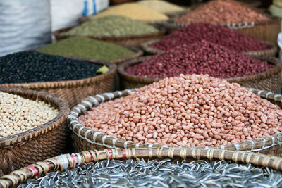 Close-up of vegetables for sale in market stall