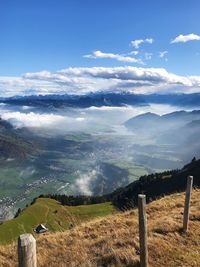 Scenic view of landscape against sky