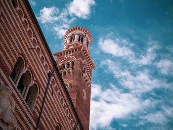 Low angle view of historical building against sky