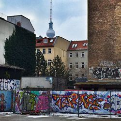 Buildings against sky