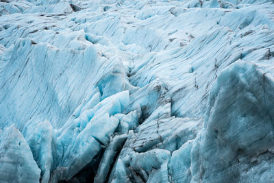 Full frame shot of frozen landscape