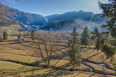 Scenic view of mountains