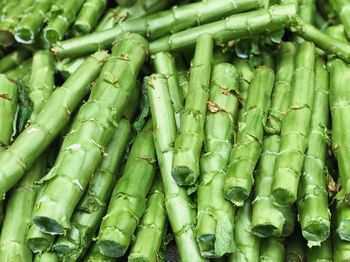 Full frame shot of vegetables at market stall