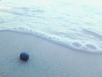 Close-up of sand on beach