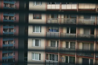 Low angle view of apartment building