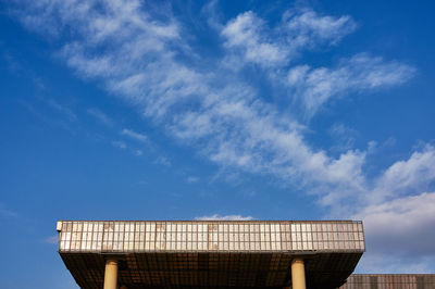 Low angle view of building against sky