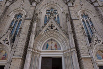 Low angle view of church