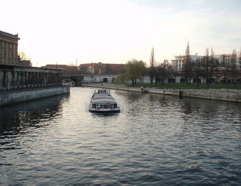 View of canal along buildings