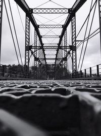 Railroad tracks against sky