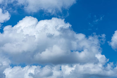 Low angle view of clouds in sky