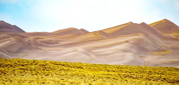 Panoramic view of landscape against sky