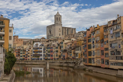 Buildings in city, , girona spain