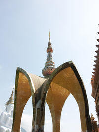 Low angle view of a temple