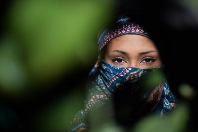 Young woman wearing a hijab