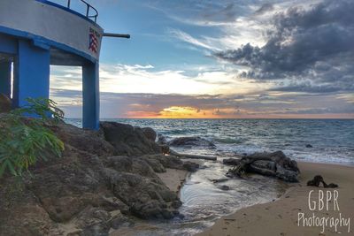 Scenic view of sunset