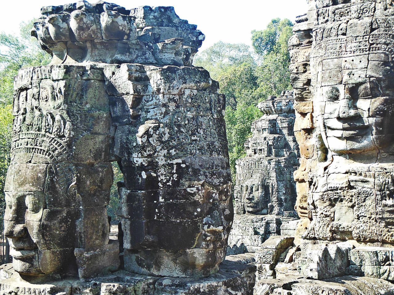 CLOSE-UP OF CARVING ON TEMPLE