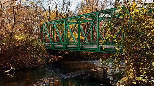 View of bridge over river