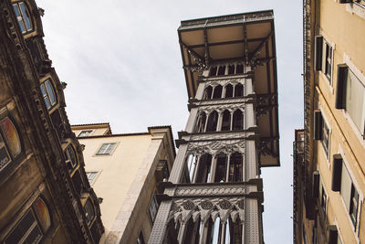 Low angle view of buildings against sky