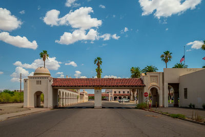 Train station in town of ajo. historical building