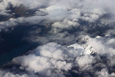 Low angle view of clouds in sky