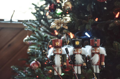 Close-up of christmas tree