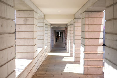 Corridor of building