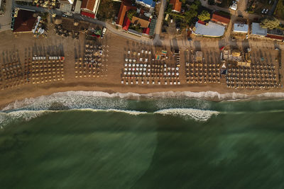 Aerial view of beach