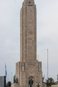 Low angle view of monument against sky