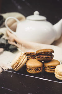 Close-up of coffee on table