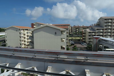 Low angle view of buildings against sky