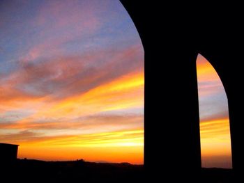 Scenic view of sky at sunset