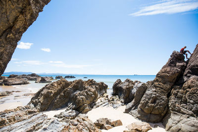 Scenic view of sea