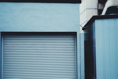 Close-up of shutter window