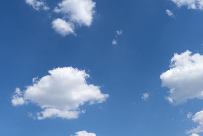 Low angle view of clouds in sky