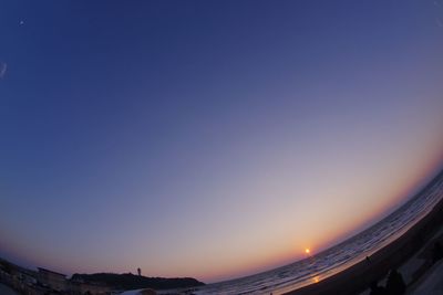 Scenic view of sky during sunset