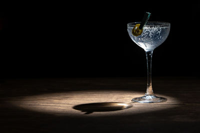 Close-up of drink on table