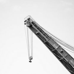 Low angle view of built structure against clear sky