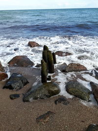 Scenic view of beach