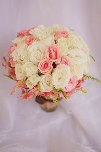 Close-up of rose bouquet