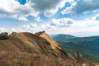 Panoramic view of landscape against sky