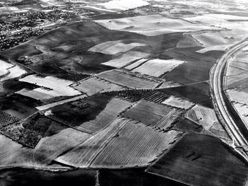 Aerial view of landscape