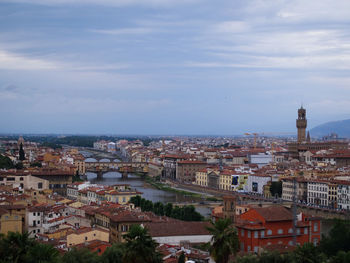 View of cityscape against sky